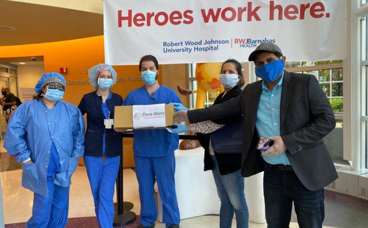 Contributed 150 masks to RWJ University Hospital