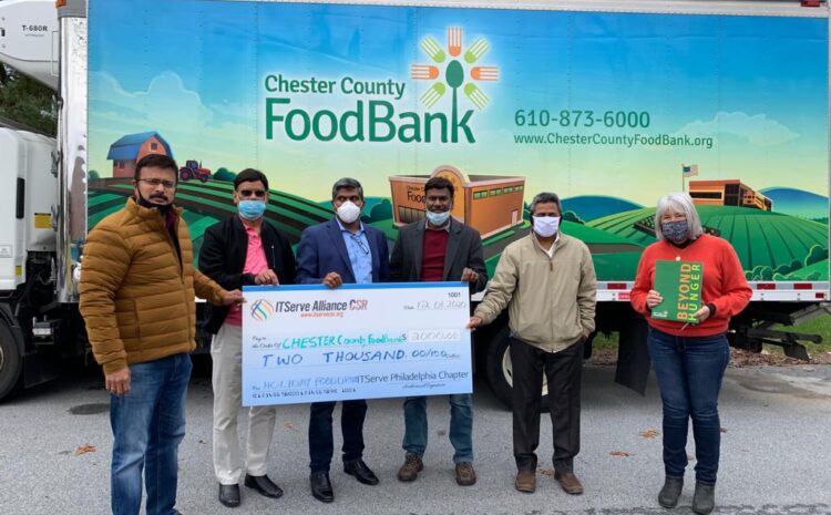 Donated $2,000 to the Chester County Foodbank